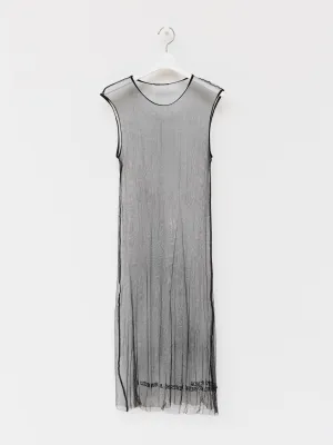 Ann Demeulemeester SS00 Patti Smith Beaded Sheer Dress