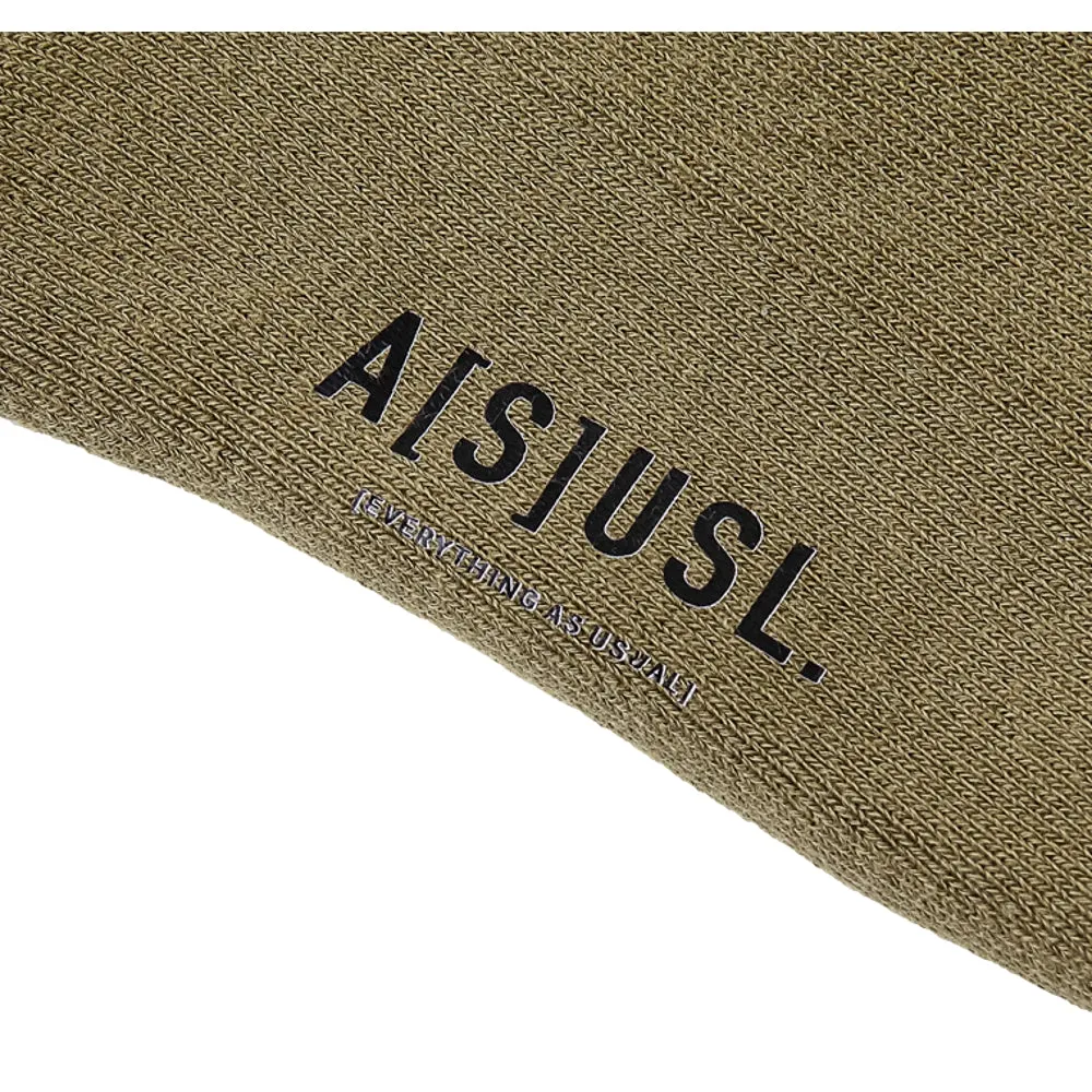 A[S]USL STRIPES SOCKS-OLIVE