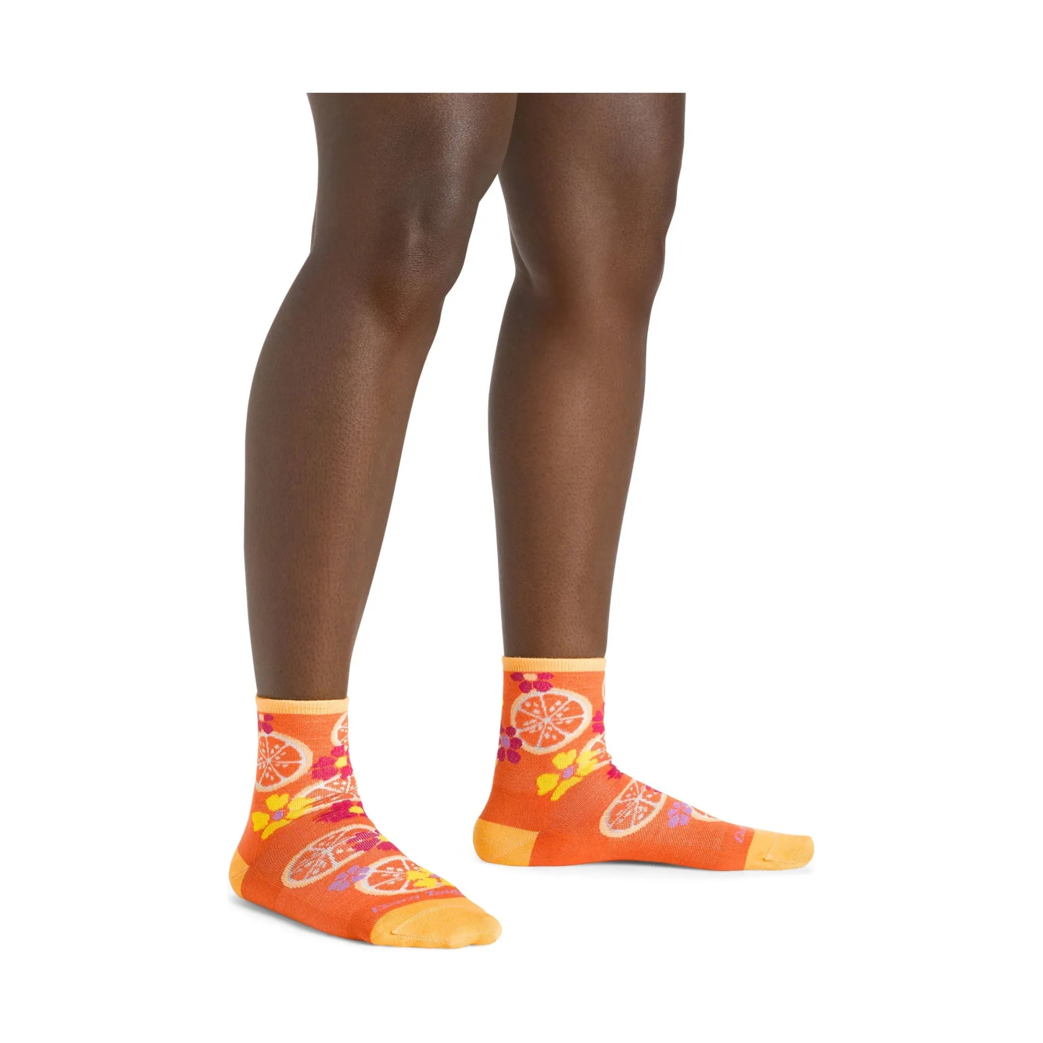 Darn Tough Vermont Women's Fruit Stand Shorty Lightweight Lifestyle Sock - Grapefruit