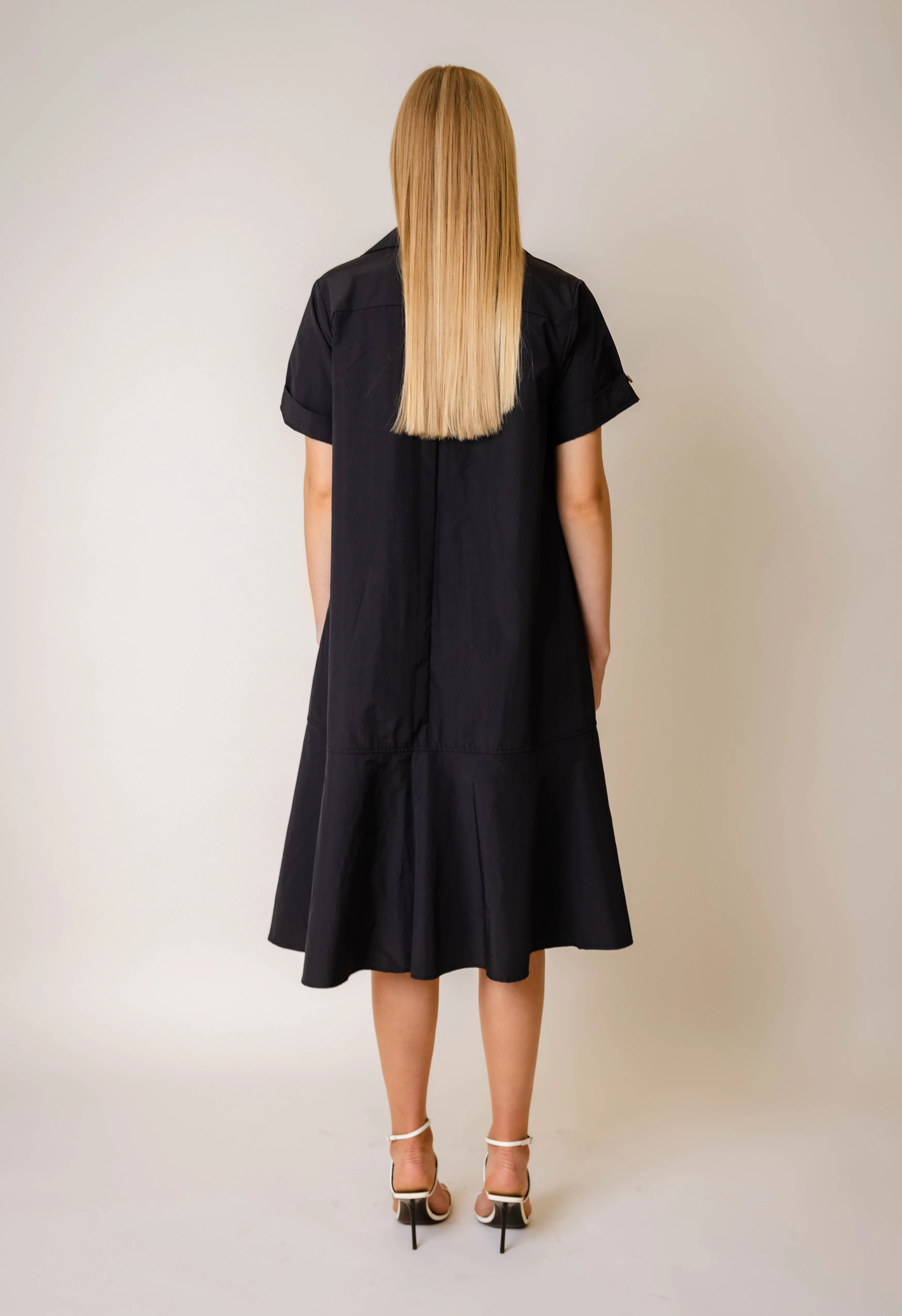 Delta Tunic Dress In Black