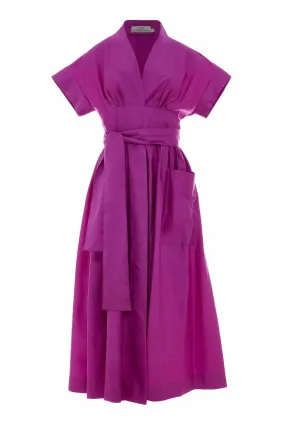 Devotion Twins Plum Gimena Dress