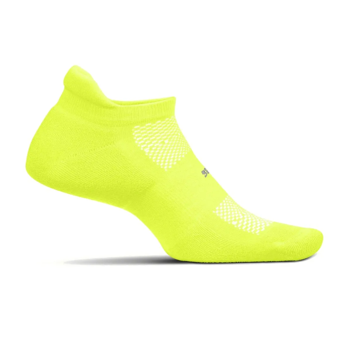 Feetures High Performance Cushion No Show Tab Socks - Lightning