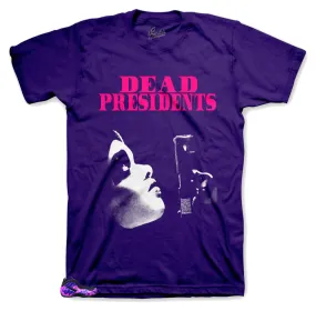 Foamposite Purple Camo Shirt - Dead Pres - Purple