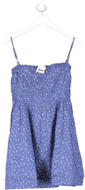 Free People Blue Gabby Mini Dress UK M