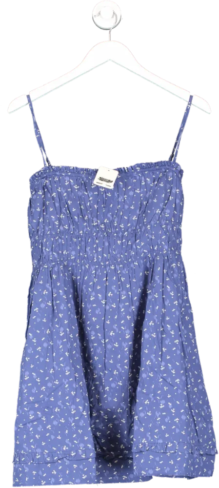 Free People Blue Gabby Mini Dress UK M