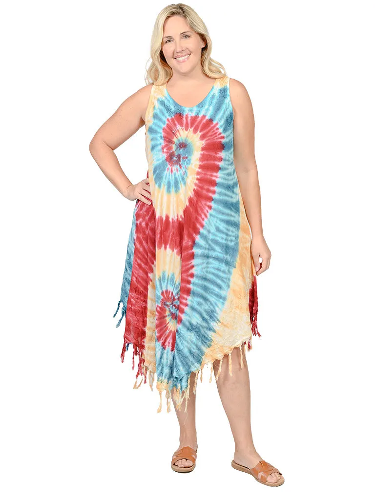 Fringe bottom umbrella dresses