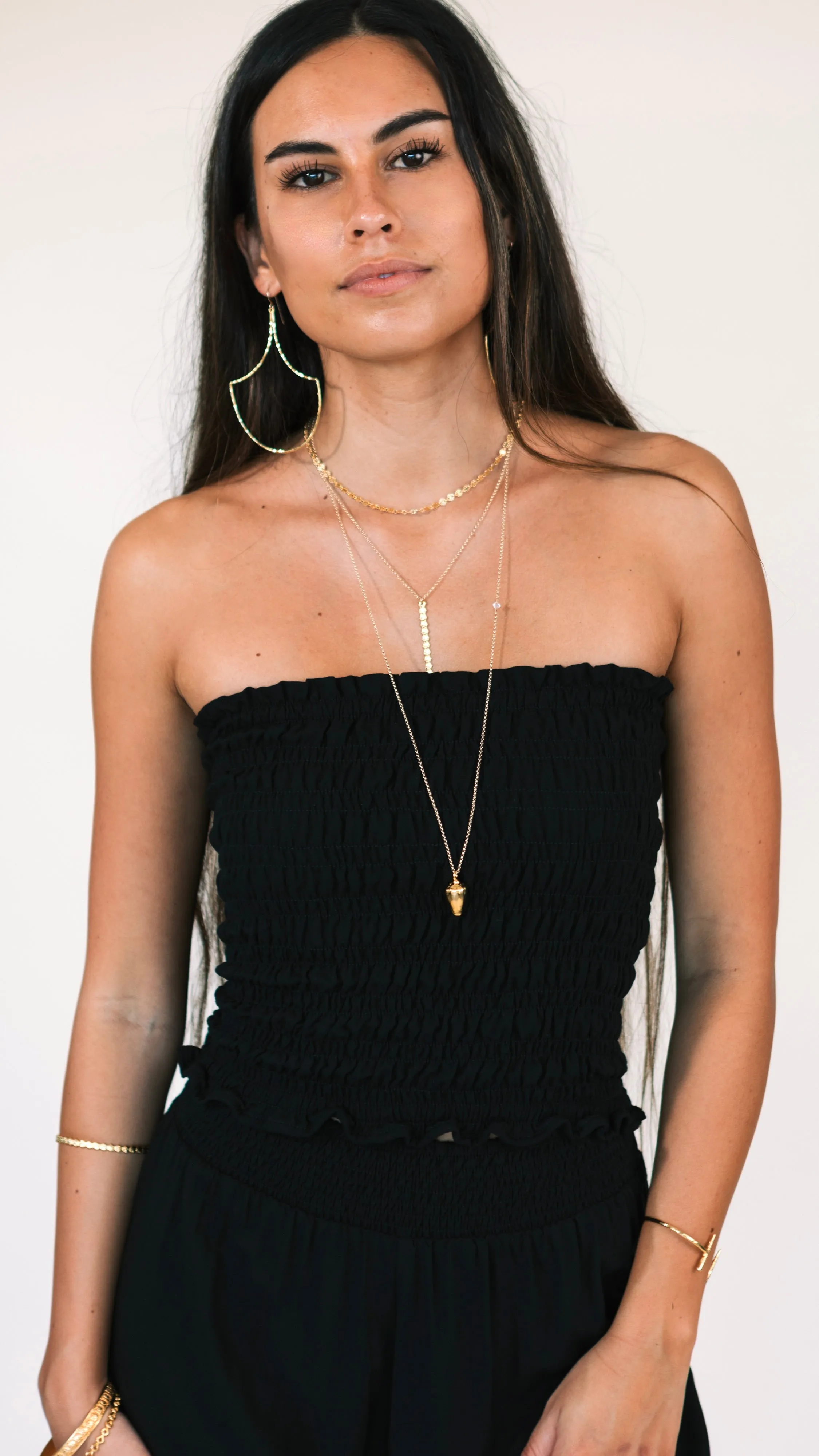 Grace Bandeau Top / Black