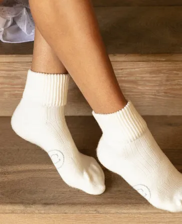 Ivory Bamboo Socks