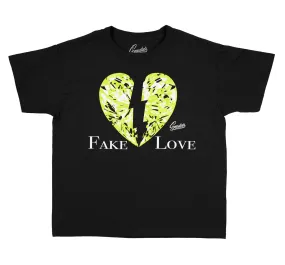 Kids Foam Volt Shirt - Love - Black