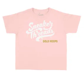 Kids Gold Hoops 6 Shirt - ST Drip - Light Pink