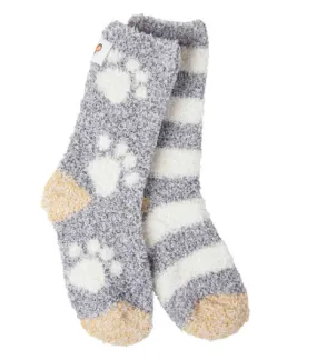 Paw & Stripe Mouse Creek Cozy Crew Socks (Size 10-13)