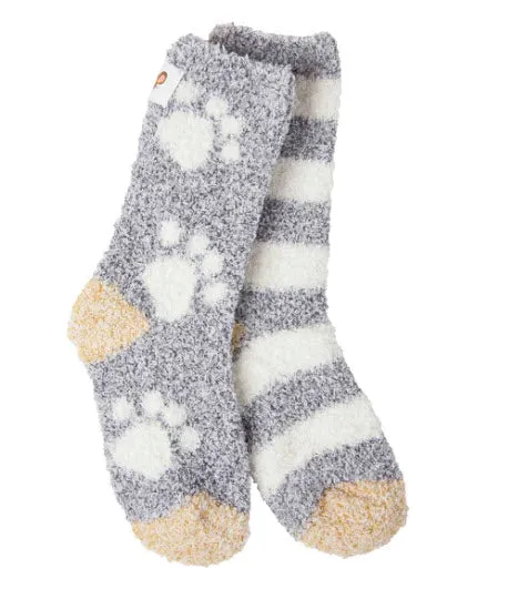 Paw & Stripe Mouse Creek Cozy Crew Socks (Size 10-13)