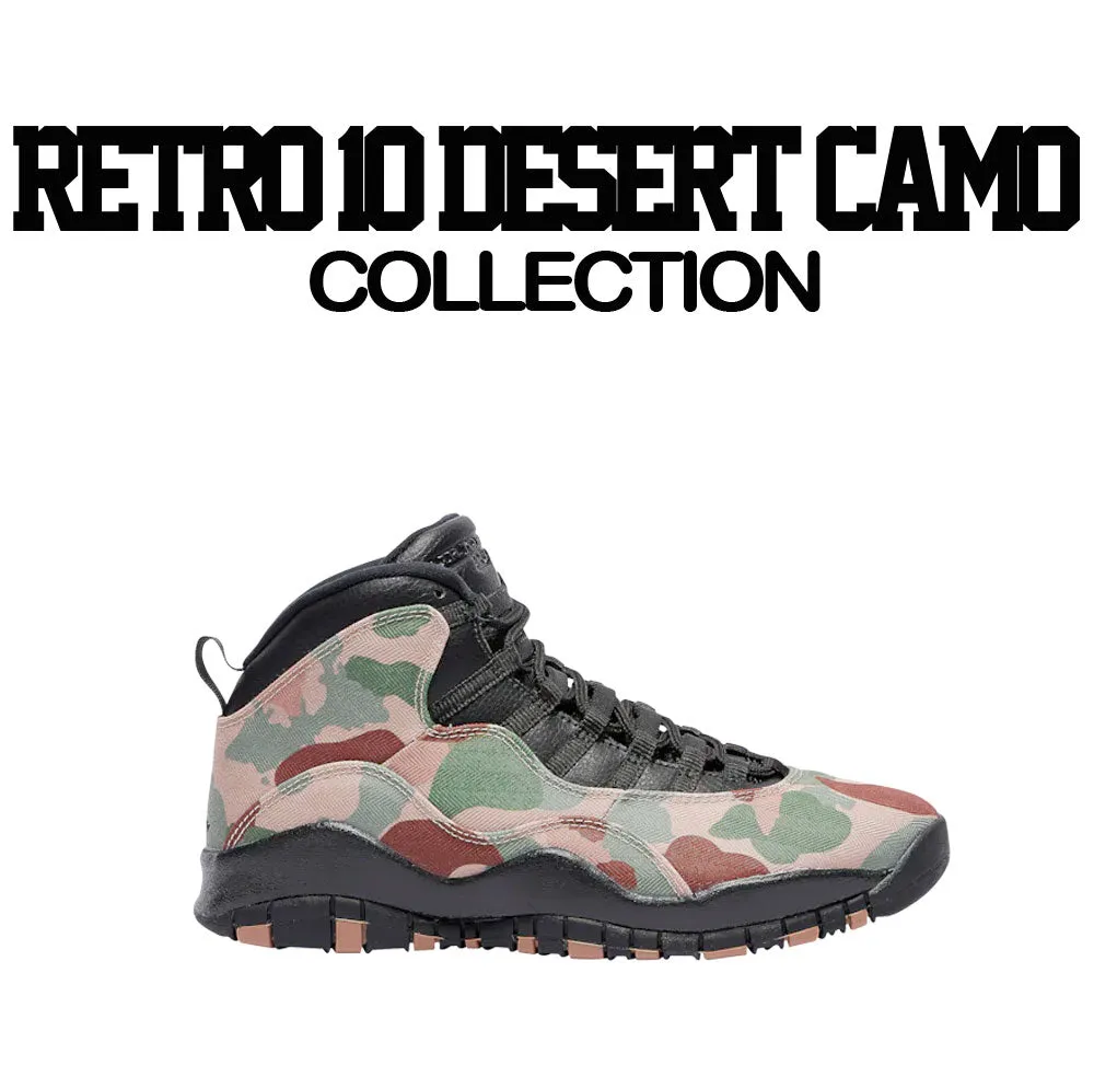 Retro 10 Desert Camo Shirt - Scared Money - Sand