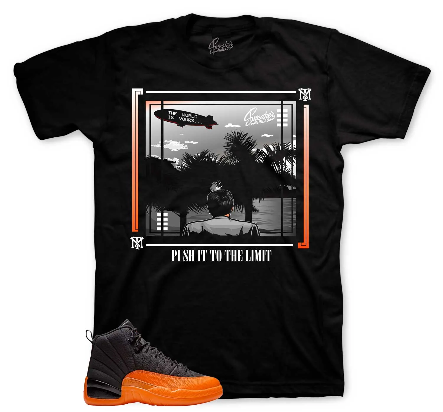 Retro 12 Brilliant Orange World Shirt