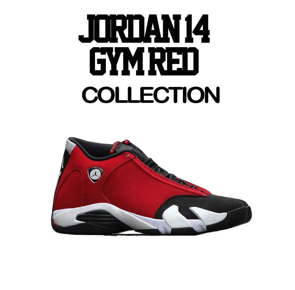 Retro 14 Gym Red Shirt - Stitched - Gym Red