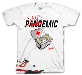 Retro 4 Red Cement Bandemic Shirt