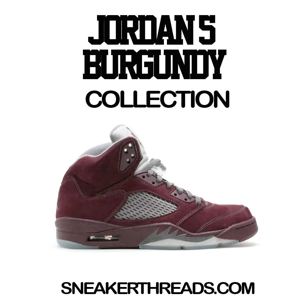 Retro 5 Burgundy Enemies Shirt