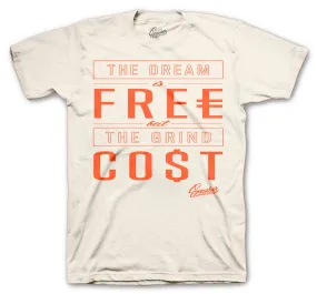 Retro 5 Orange Blaze Cost Shirt