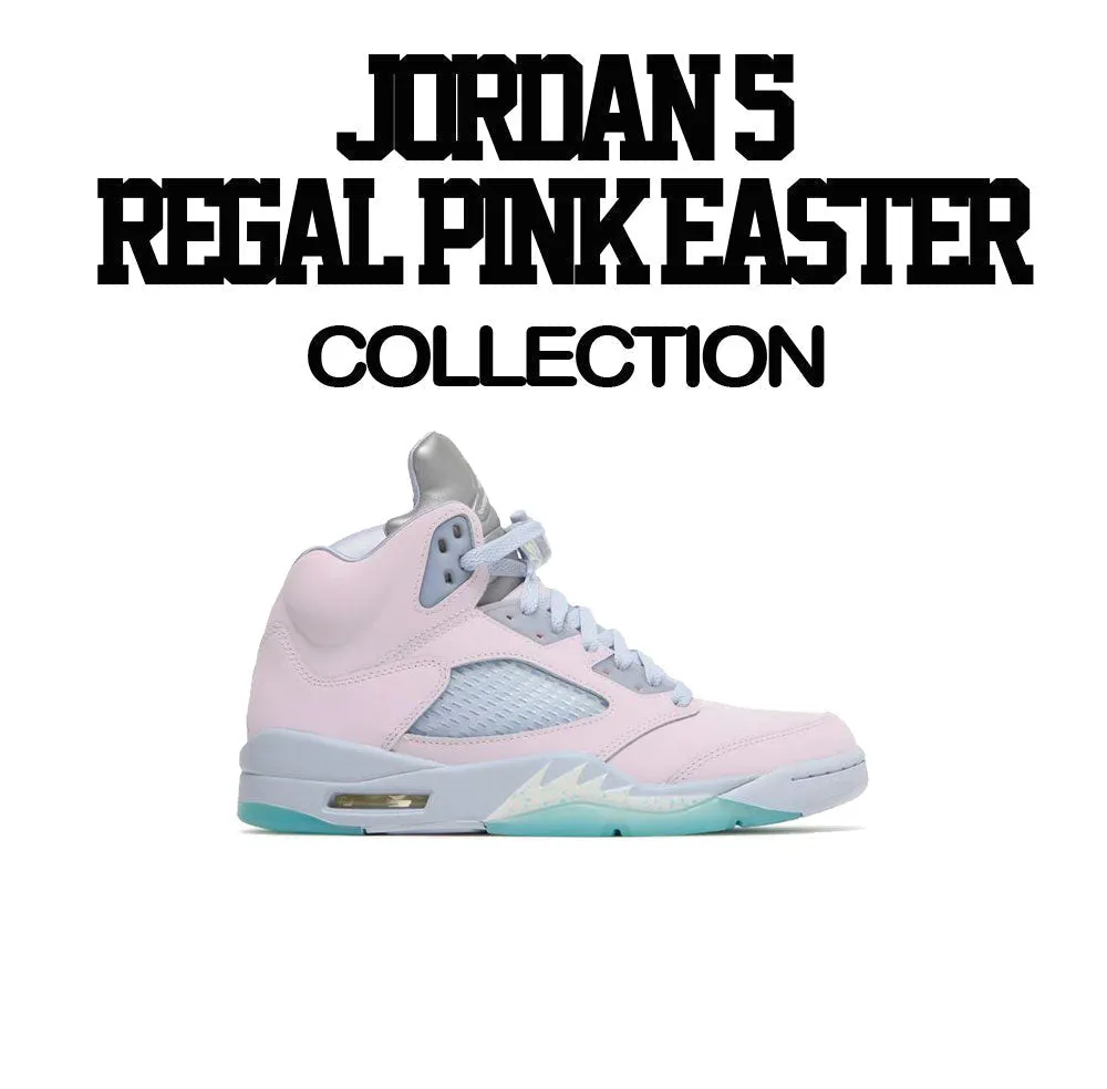 Retro 5 Regal Pink Easter Shirt - ST Bear - Island