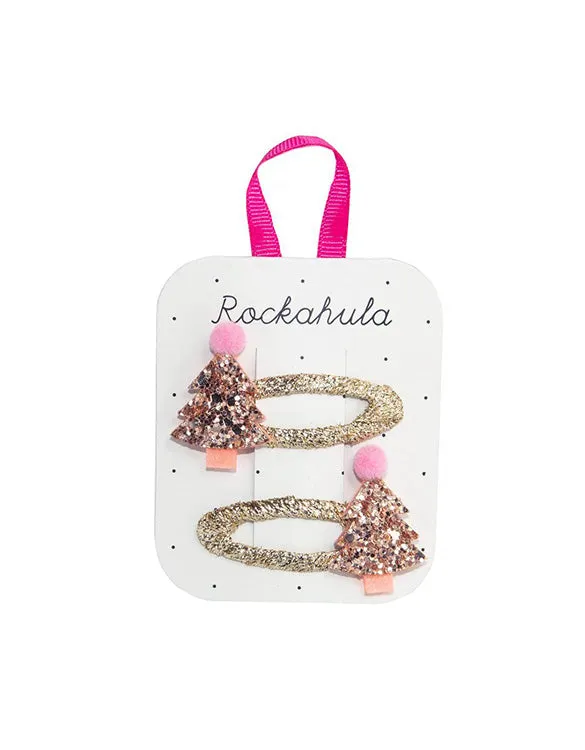 ROCKAHULA - Rose Gold Christmas Tree Clips