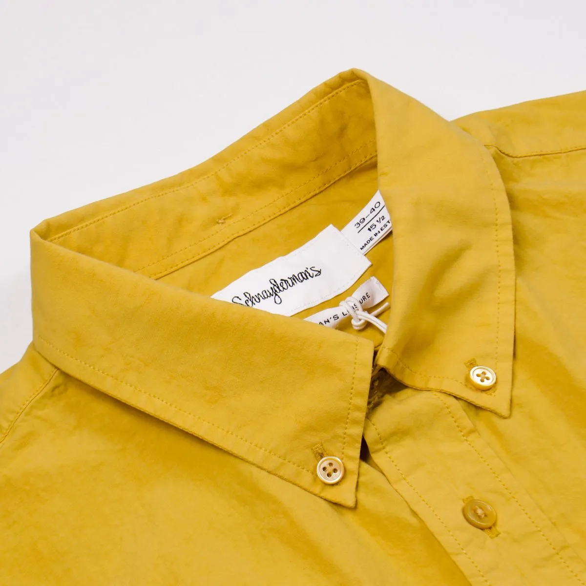 Schnayderman's - Leisure Shirt Poplin One - Amber Gold