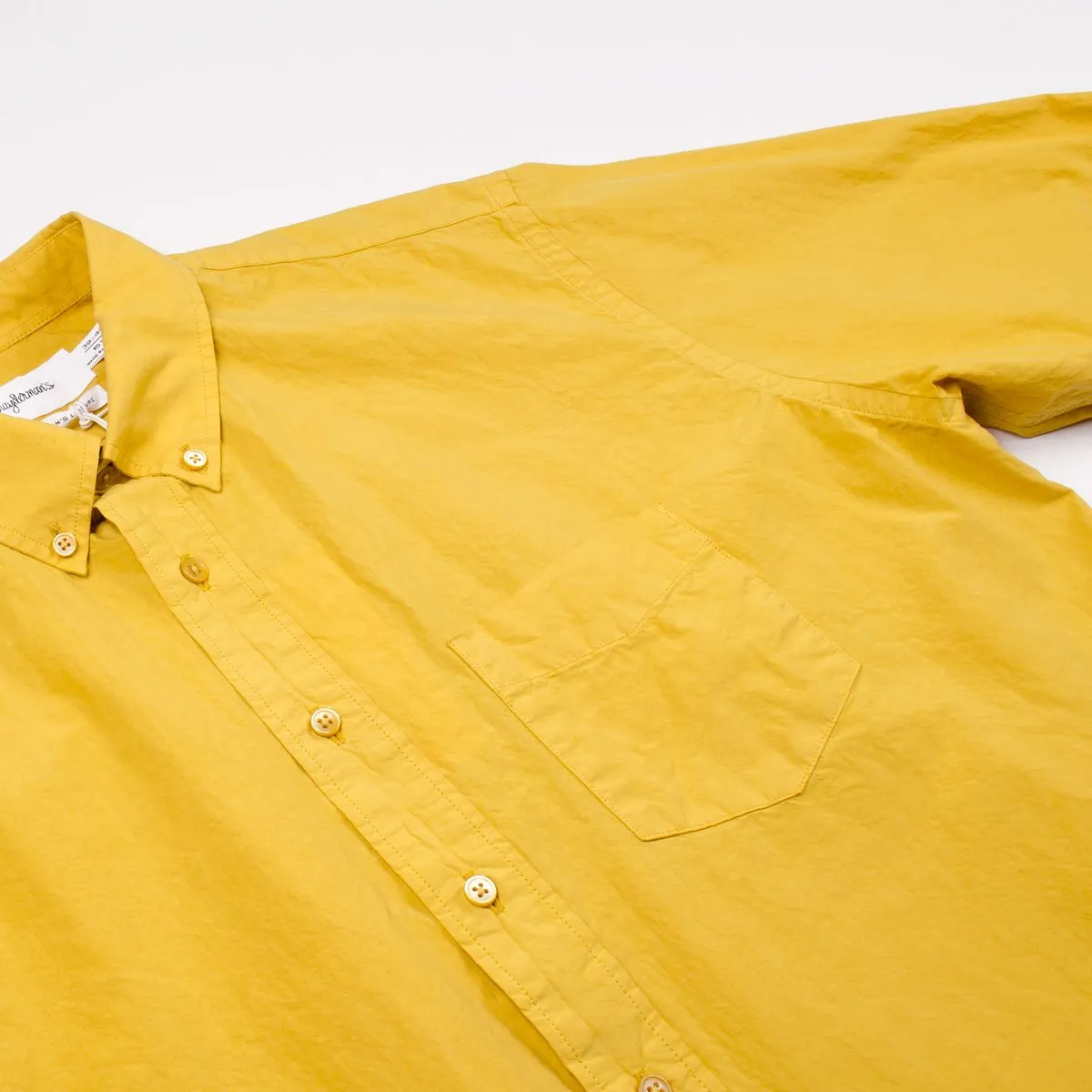 Schnayderman's - Leisure Shirt Poplin One - Amber Gold