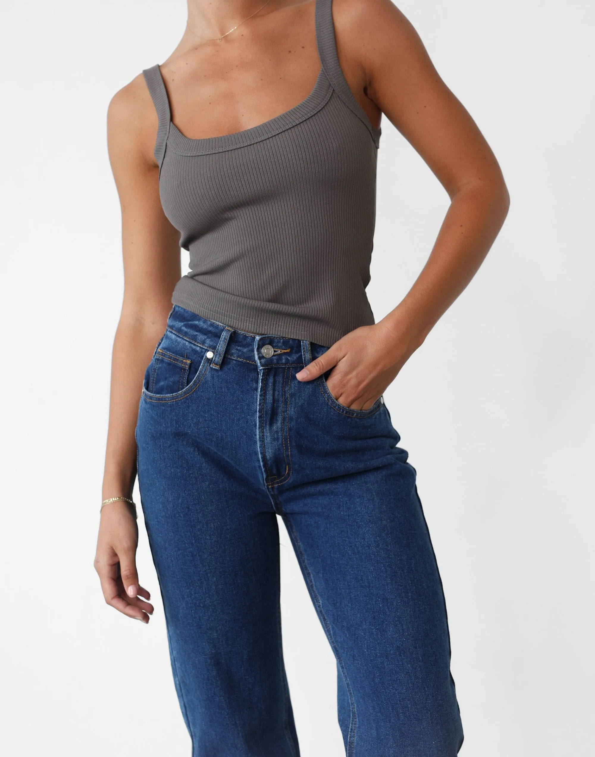 Skyler Tank Top (Slate)