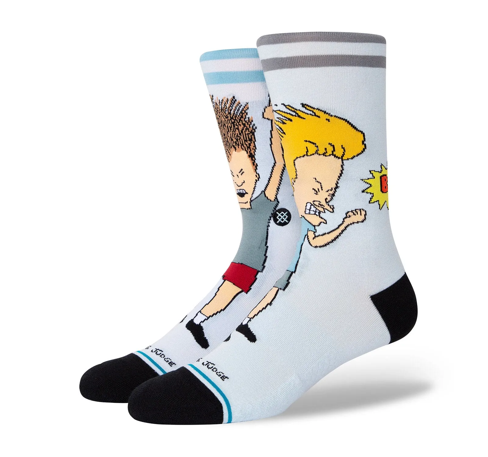 Stance Beavis and Butthead Settle Down Crew Socks