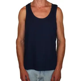 Vegan Style Men's Tank Top in navy