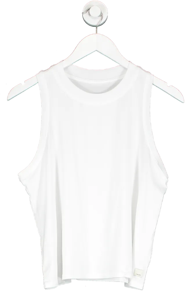 Vuori White Energy Tank Top UK M