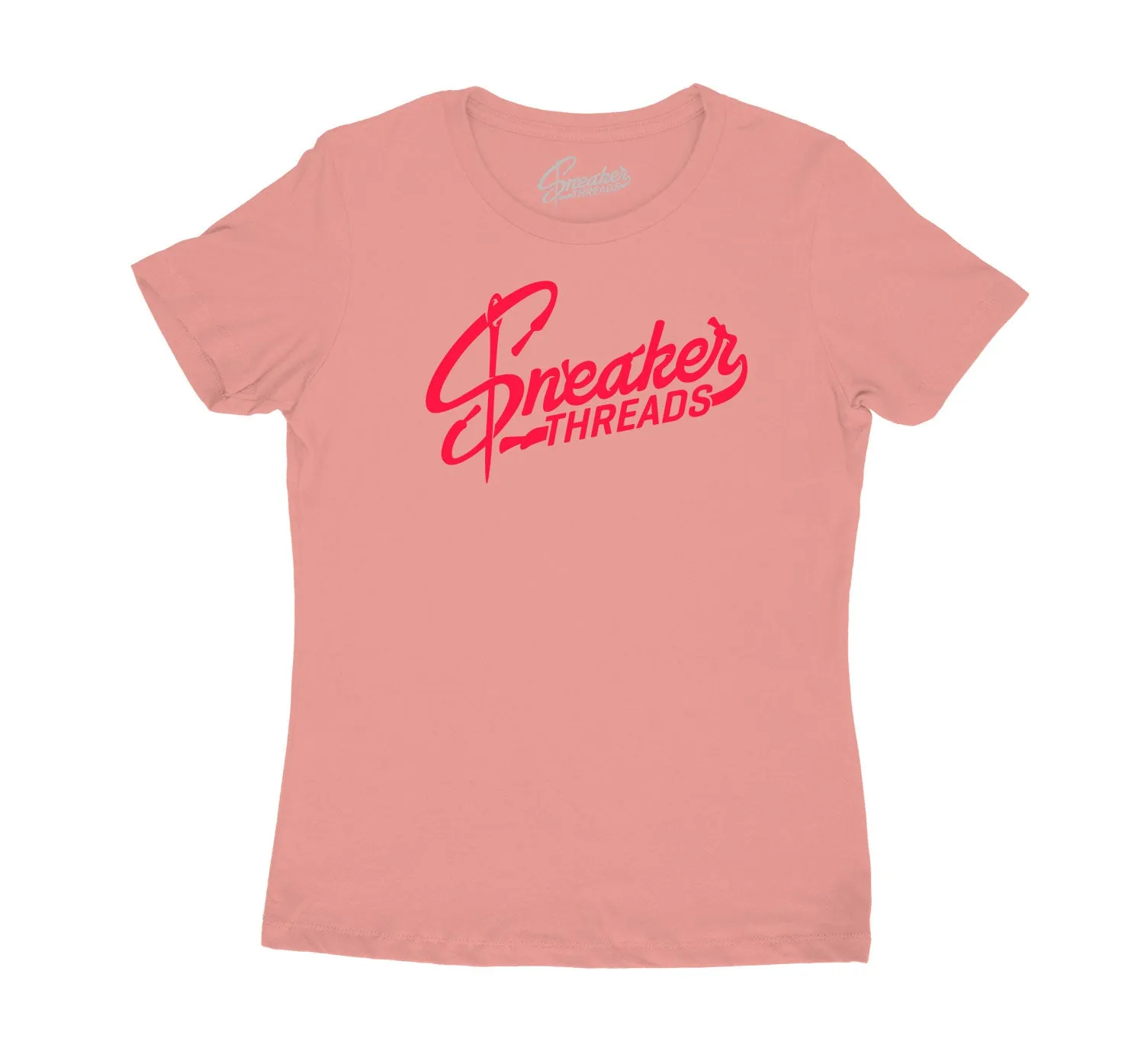 Womens Rust Pink Shirt - ST Logo - Pink