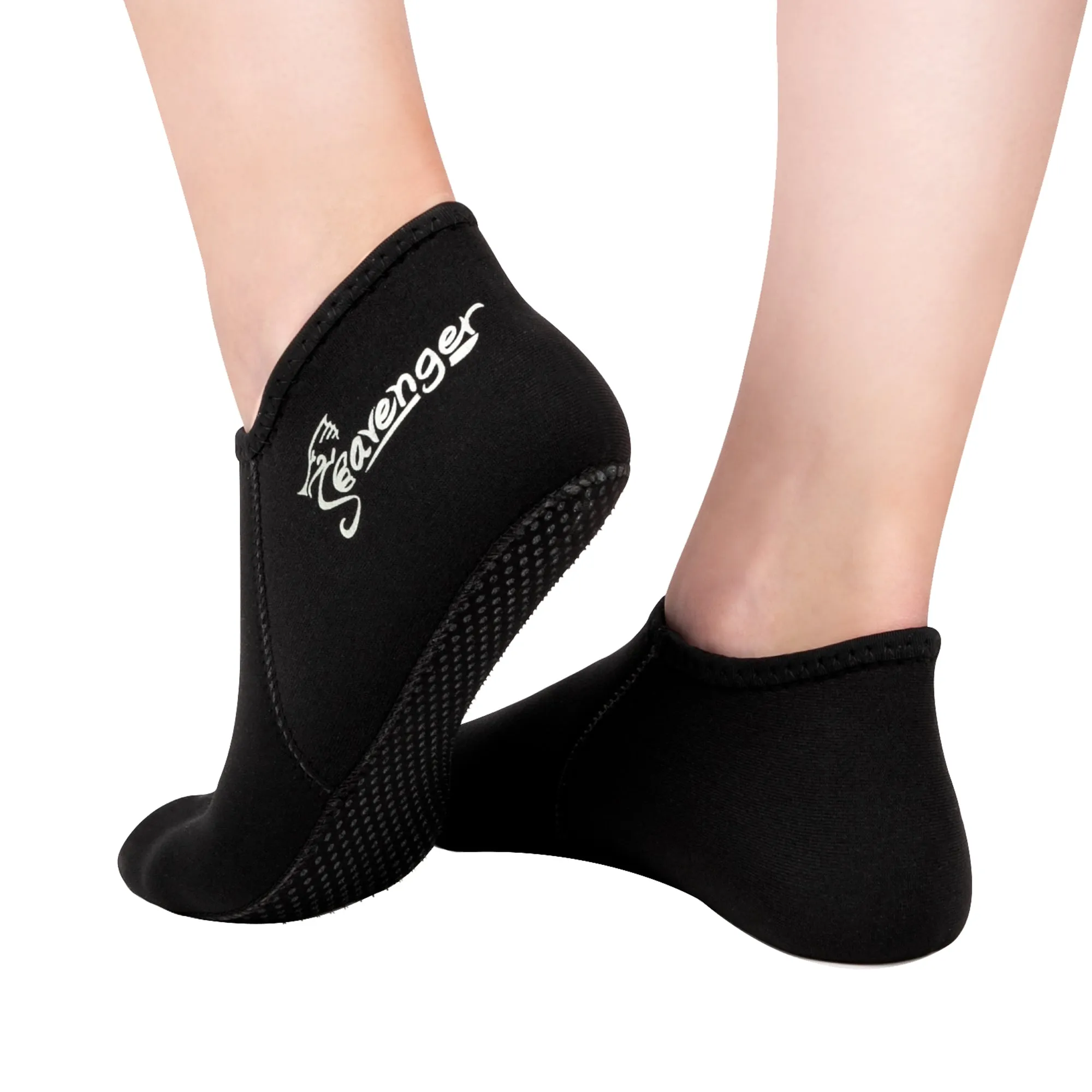 Zephyr 3mm Neoprene Socks - Black